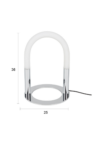 Modern Chrome Table Lamp | Zuiver Arch | Oroa.com