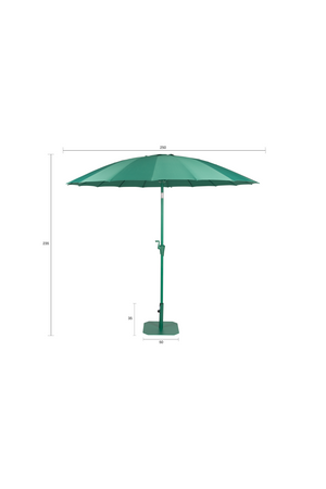Stainless Steel Parasol Set | Zuiver Sunbrella Sunshine | OROA.com