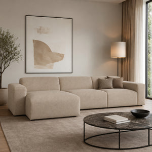   Beige 4-Seater Sofa | Oroa.com