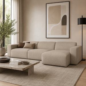  Beige 4-Seater Sofa | Oroa.com