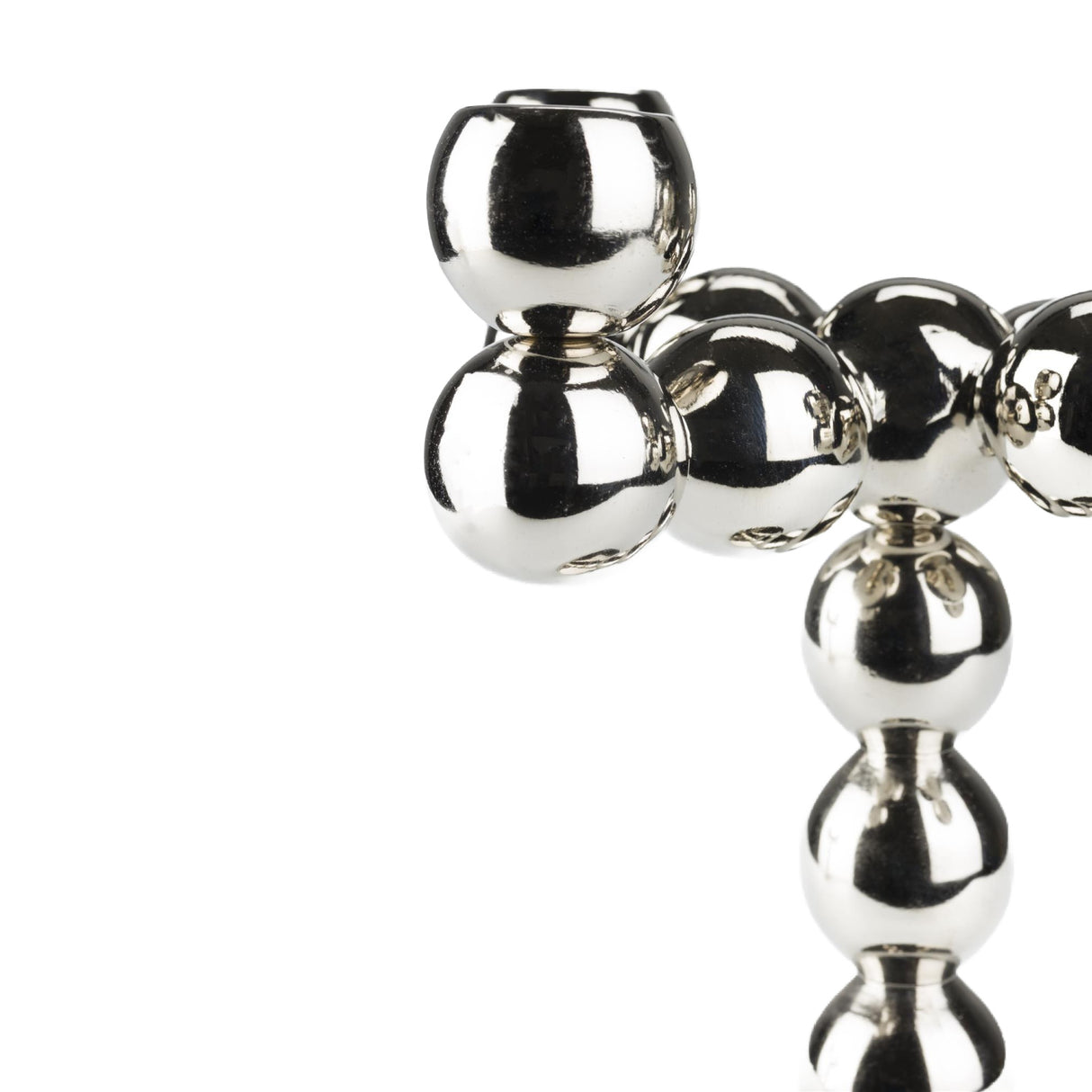   Stacked Round Aluminum Candle Holder | Oroa.com