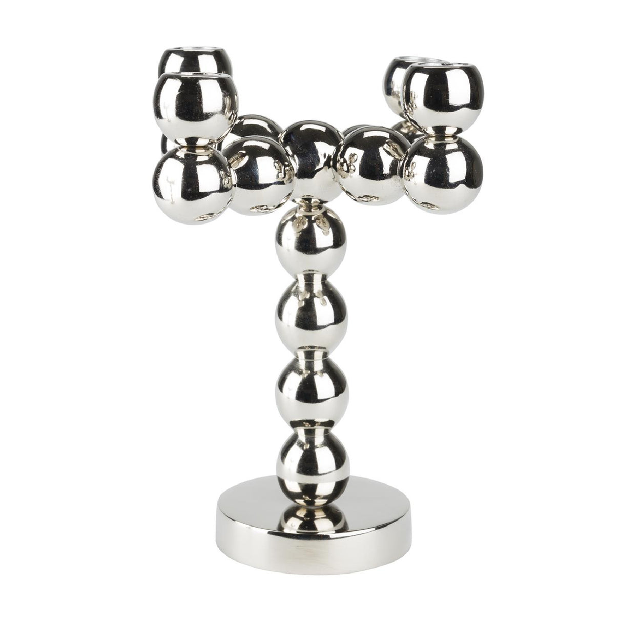   Stacked Round Aluminum Candle Holder | Oroa.com