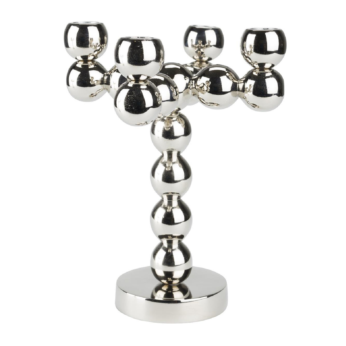   Stacked Round Aluminum Candle Holder | Oroa.com