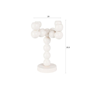   Stacked Round Aluminum Candle Holder | Oroa.com