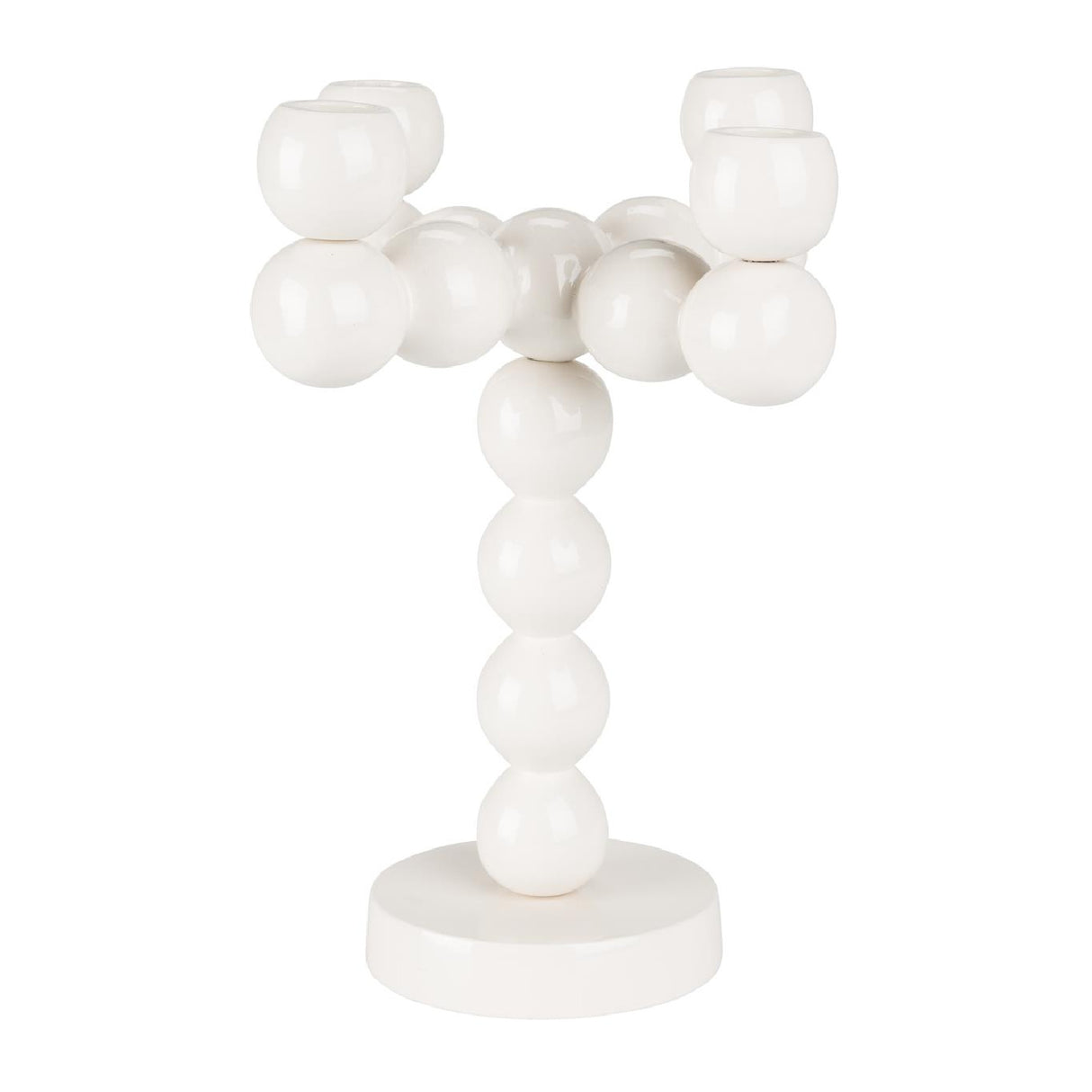   Stacked Round Aluminum Candle Holder | Oroa.com