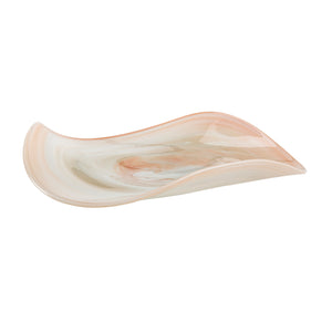   Swirl Pink Glass Tray | Oroa.com