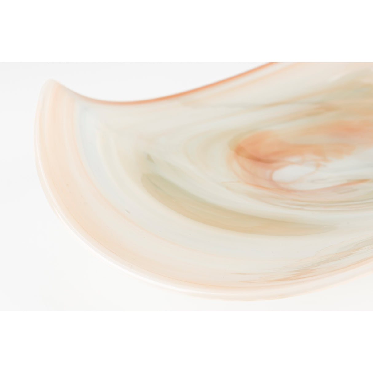   Swirl Pink Glass Tray | Oroa.com