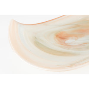   Swirl Pink Glass Tray | Oroa.com
