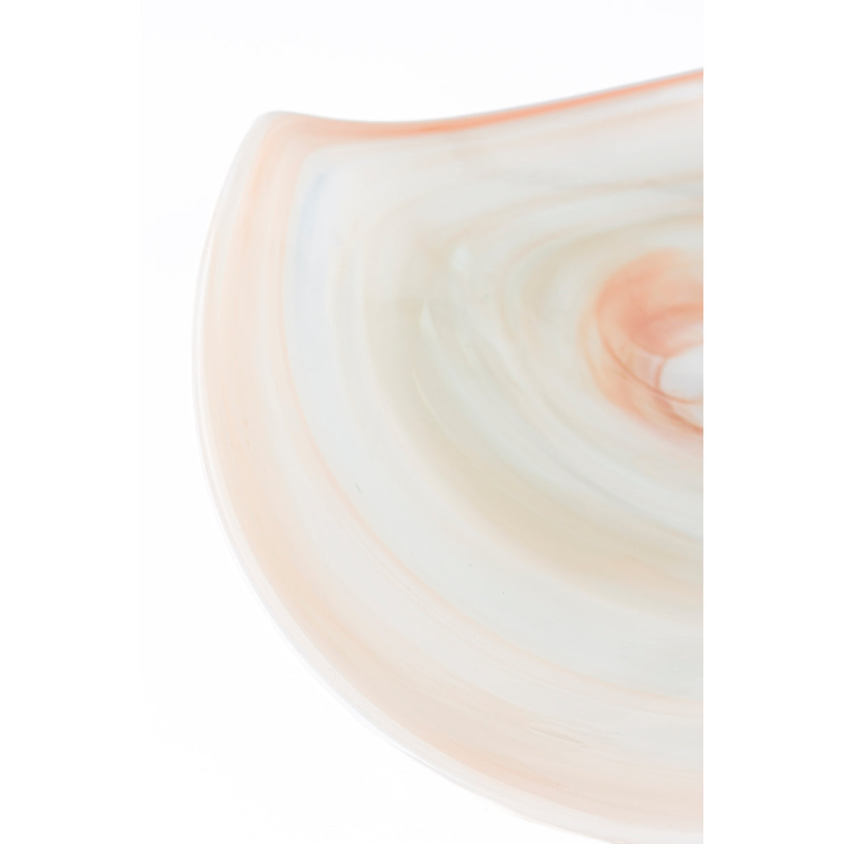   Swirl Pink Glass Tray | Oroa.com