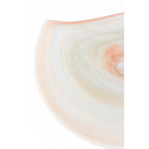   Swirl Pink Glass Tray | Oroa.com
