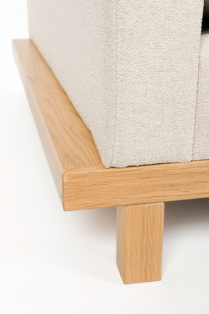 Cream Fabric Sofa | Zuiver Blossom | Oroa.com