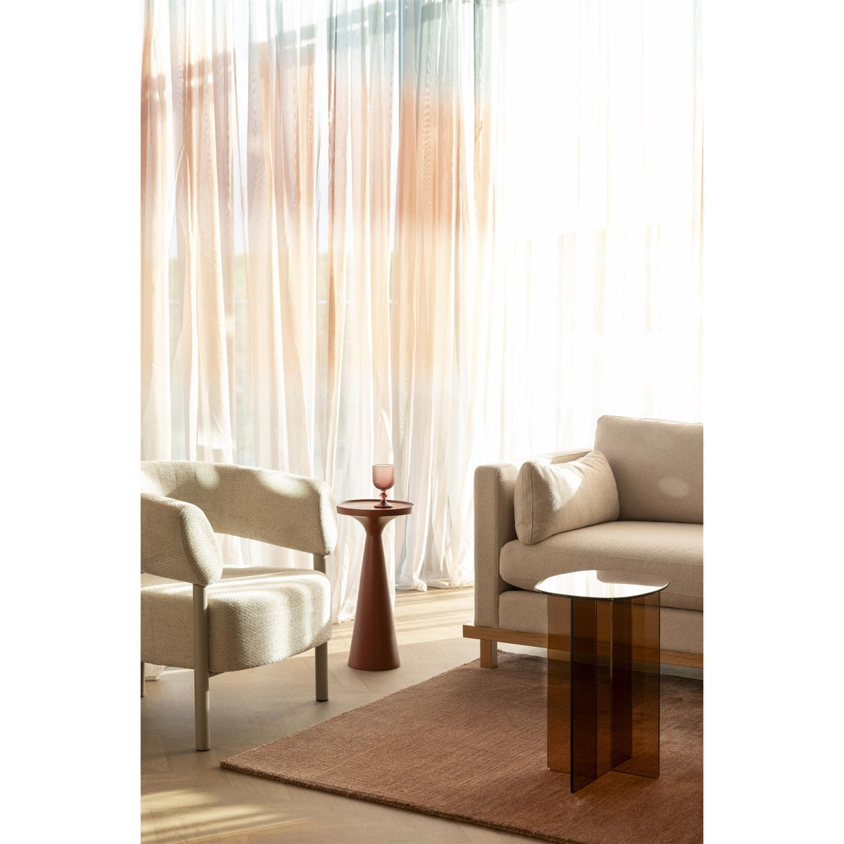   Minimalist Earthy-Toned Carpet 6' x 10' | Oroa.com