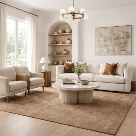  Minimalist Earthy-Toned Carpet 5' x 7' | Oroa.com