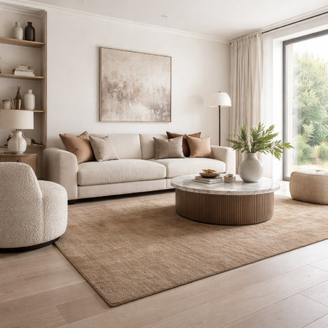   Minimalist Earthy-Toned Carpet 6' x 10' | Oroa.com