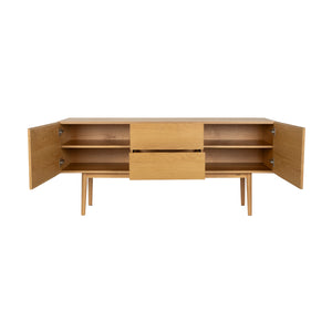   Oak 2-Drawer 2-Door Cabinet | Oroa.com