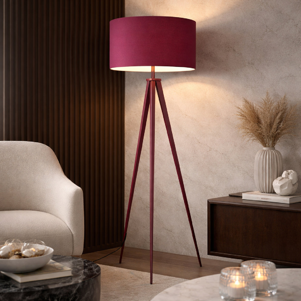   Drum Shade Floor Lamp | Oroa.com
