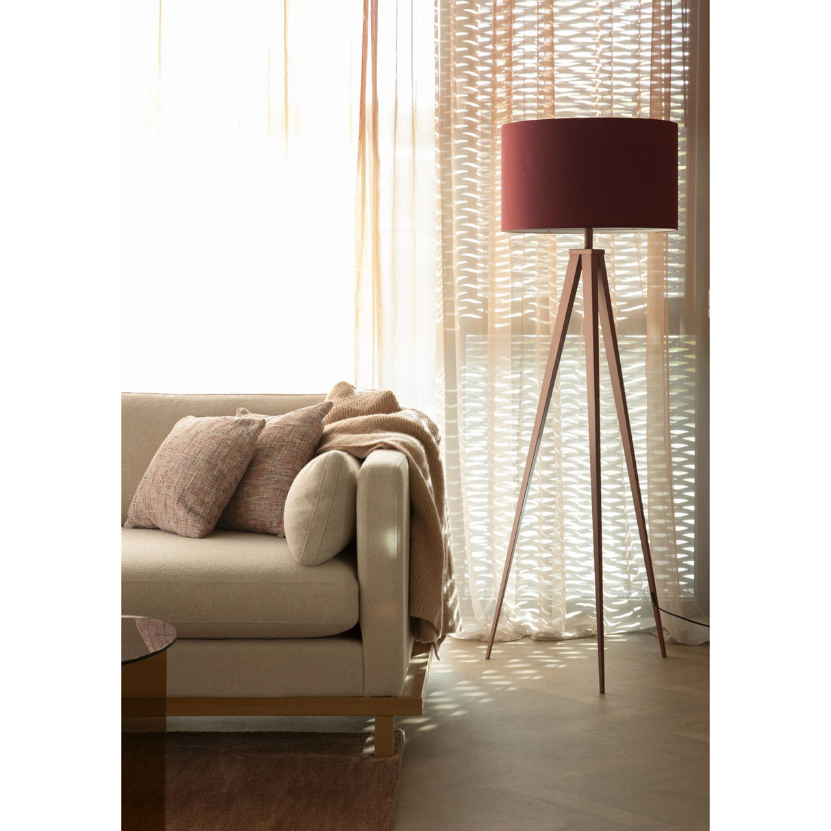   Drum Shade Floor Lamp | Oroa.com