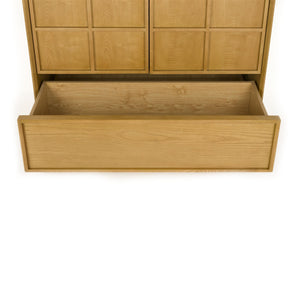   Natural Solid Ash 2-Door Cabinet | Oroa.com