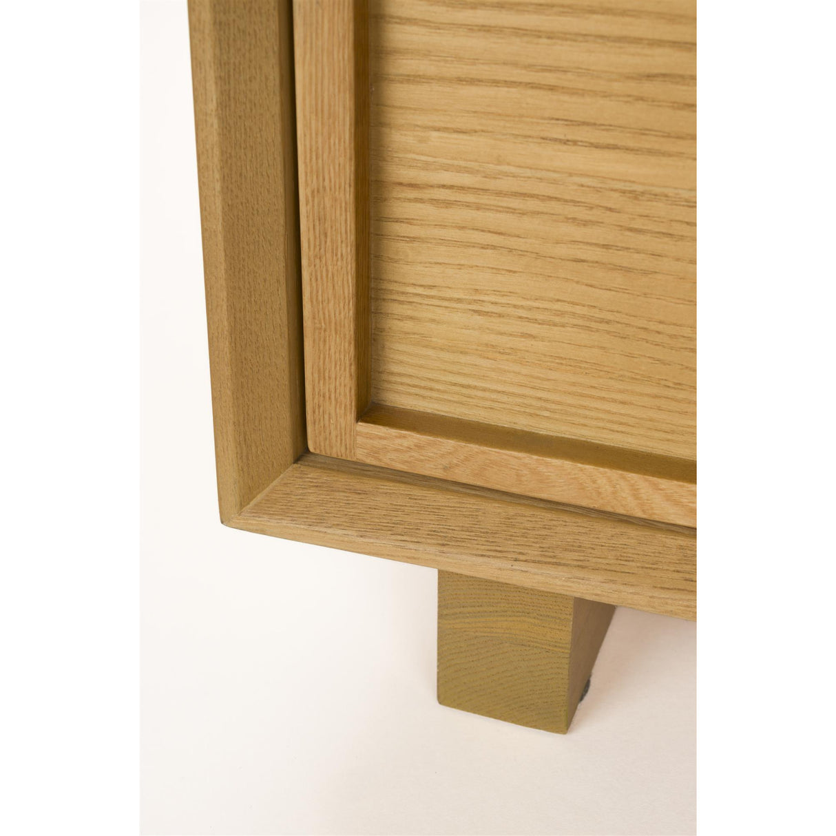   Natural Solid Ash 2-Door Cabinet | Oroa.com