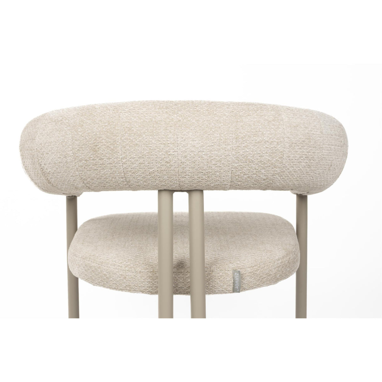   Modern European furniture - Beige Curved Dining Armchairs (2) - www.oroa.com | Oroa.com