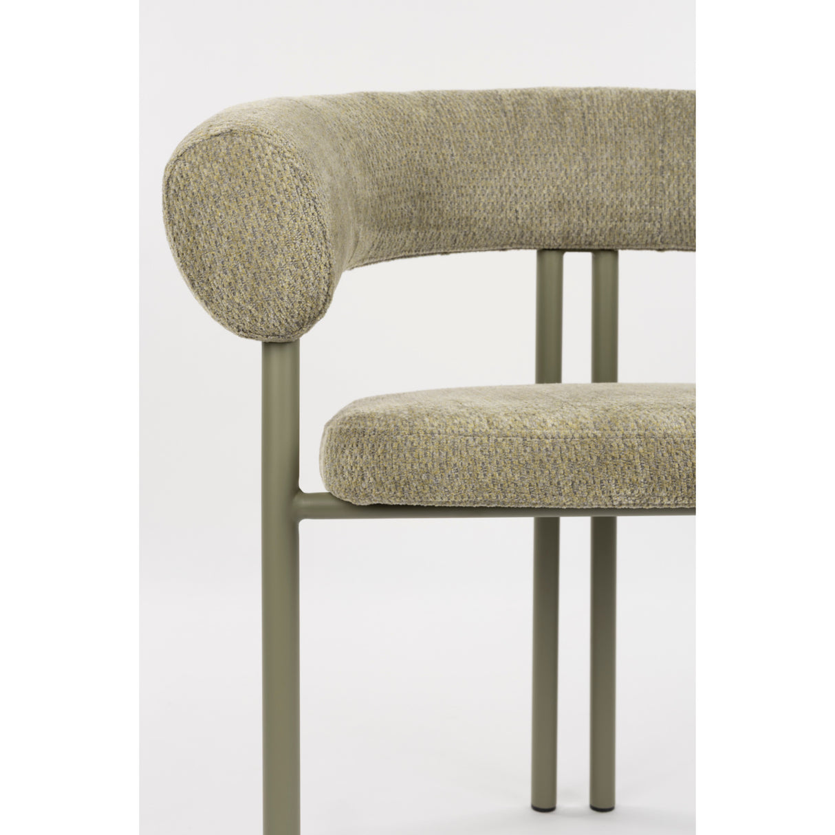   Green Curved Dining Chairs (2) | Oroa.com