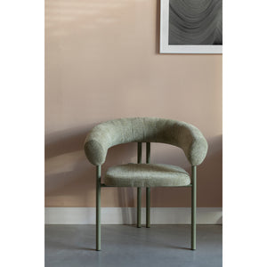   Green Curved Dining Chairs (2) | Oroa.com