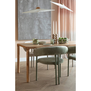   Green Curved Dining Chairs (2) | Oroa.com