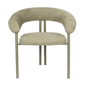   Green Curved Dining Chairs (2) | Oroa.com