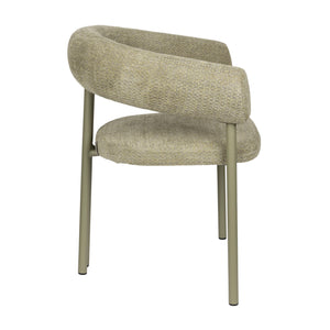  Green Curved Dining Chairs (2) | Oroa.com