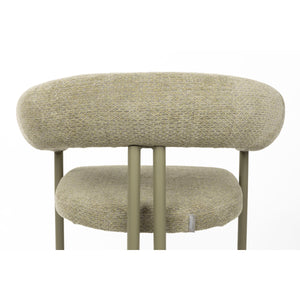   Green Curved Dining Chairs (2) | Oroa.com