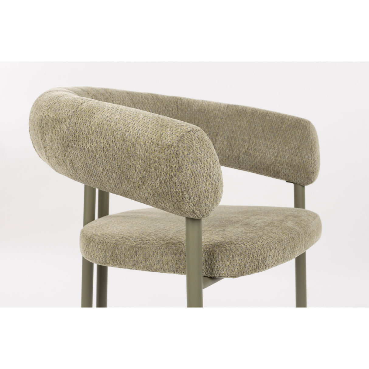   Green Curved Dining Chairs (2) | Oroa.com