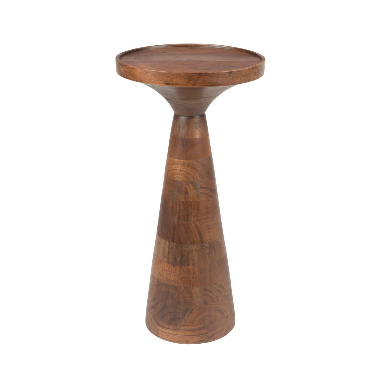   Walnut Round Side Table | Oroa.com