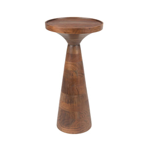   Walnut Round Side Table | Oroa.com
