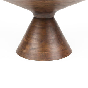   Acacia Wood Round Coffee Table | Oroa.com