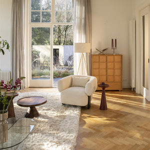   Acacia Wood Round Coffee Table | Oroa.com