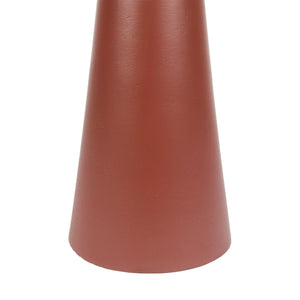   Red Aluminum Round Side Table | Oroa.com
