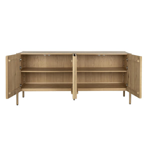   Modern European furniture - Oak 4-Door Sideboard - www.oroa.com | Oroa.com