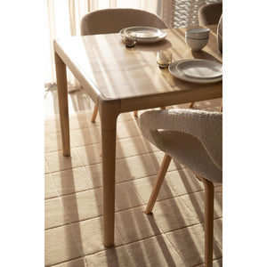   Modern European furniture - Natural Oak Rectangular Dining Table - www.oroa.com | Oroa.com