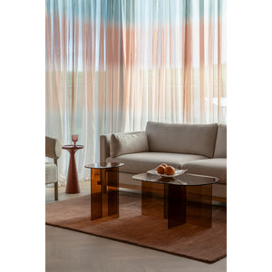   Brown Glass Side Table | Oroa.com