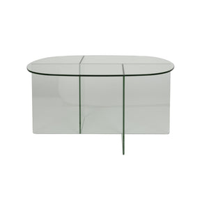   Modern European furniture - Glass Cross-Leg Coffee Table - www.oroa.com | Oroa.com