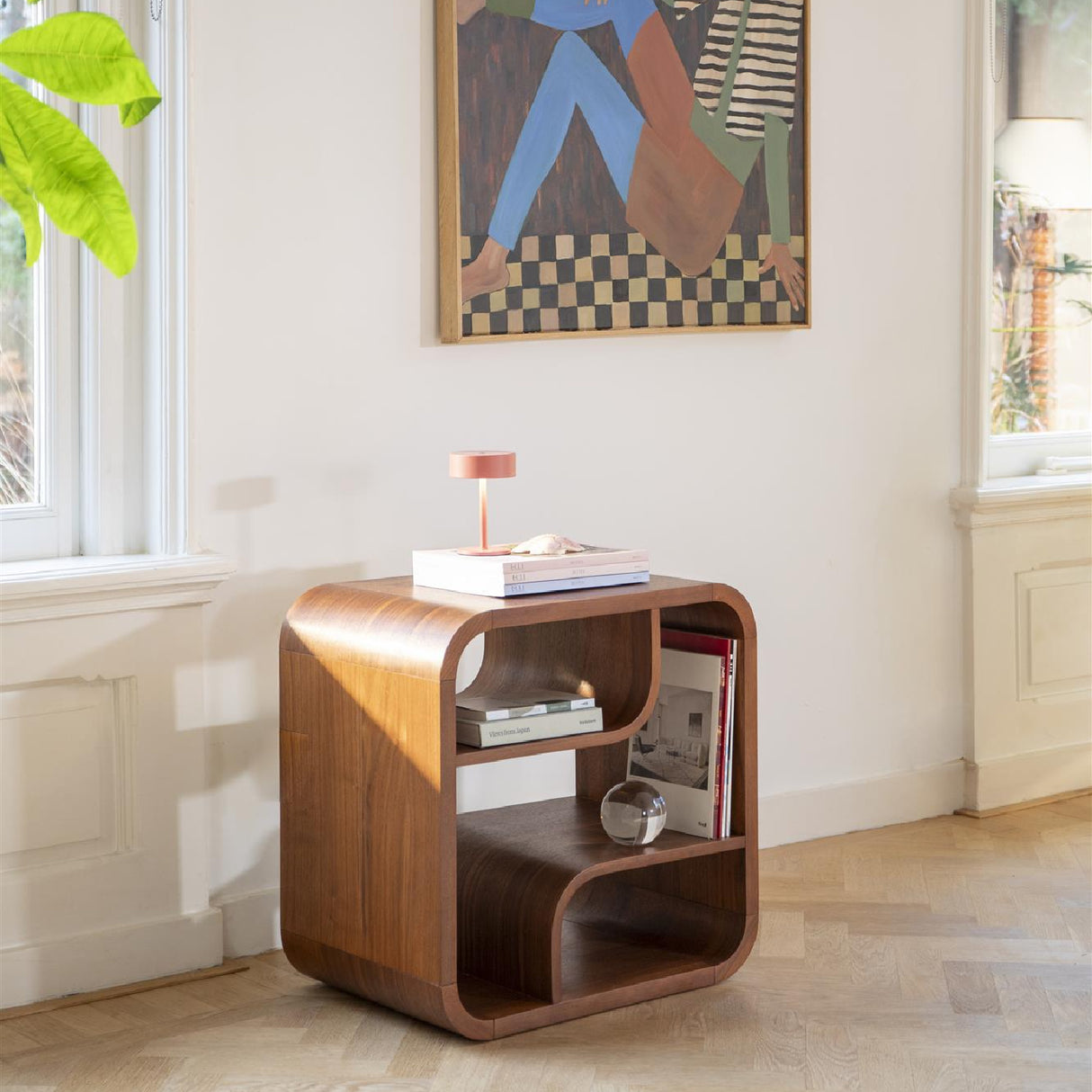   Wood Veneer Shelf Cabinet S | Oroa.com