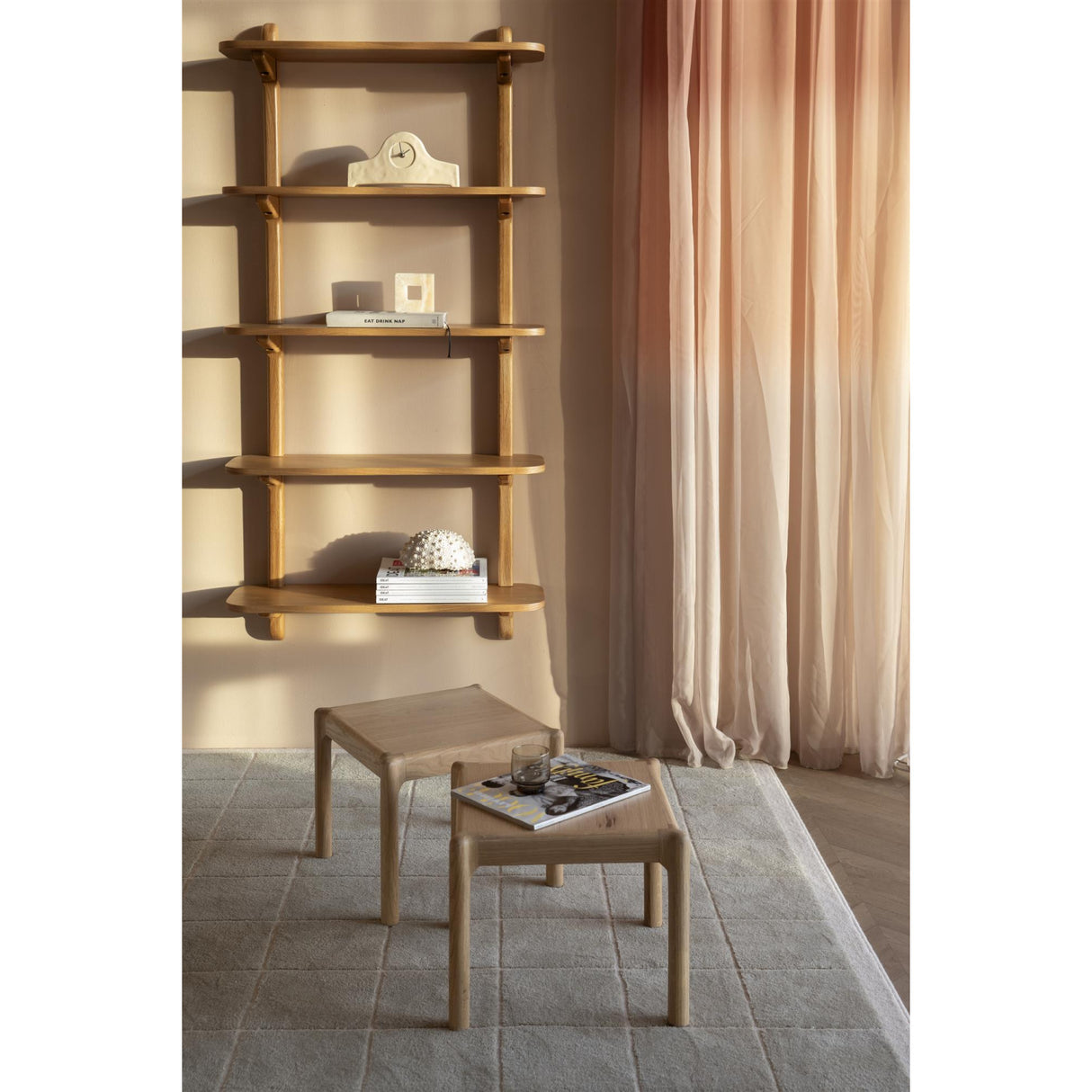   Modern furniture - Natural Oak Ladder Shelf - www.oroa.com | Oroa.com