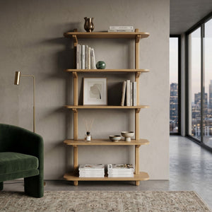   Modern furniture - Natural Oak Ladder Shelf - www.oroa.com | Oroa.com