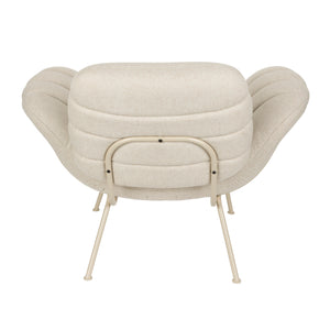   Curved Seat Channeled Lounge Chair | Oroa.com