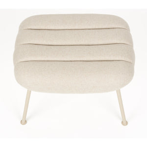  Channeled Upholstered Stool | Oroa.com