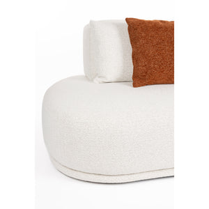   Modern European furniture - White 4,5-Seater Sofa - www.oroa.com | Oroa.com