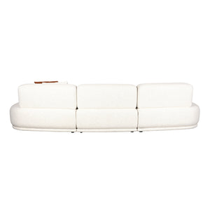   Modern European furniture - White 4,5-Seater Sofa - www.oroa.com | Oroa.com