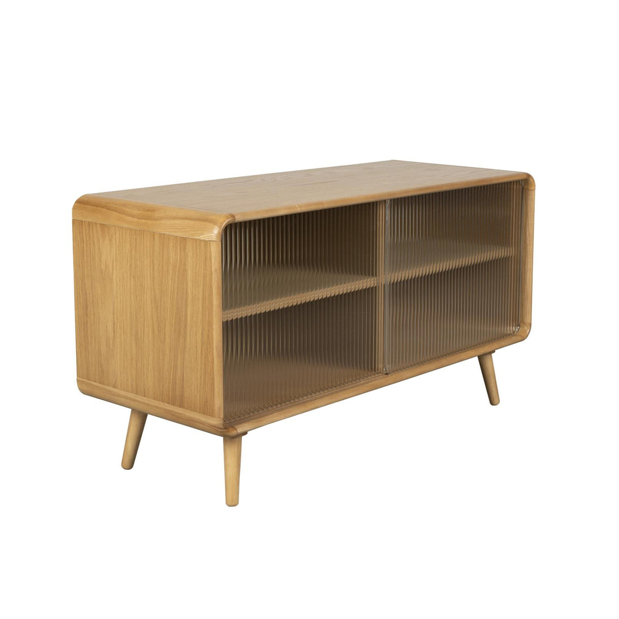   Oak Framed Glass Door Sideboard S | Oroa.com