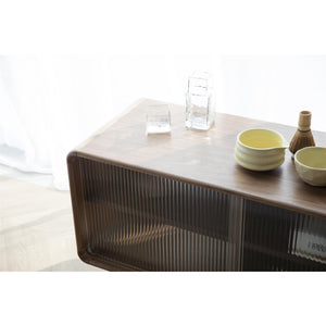   Oak Framed Glass Door Sideboard S | Oroa.com
