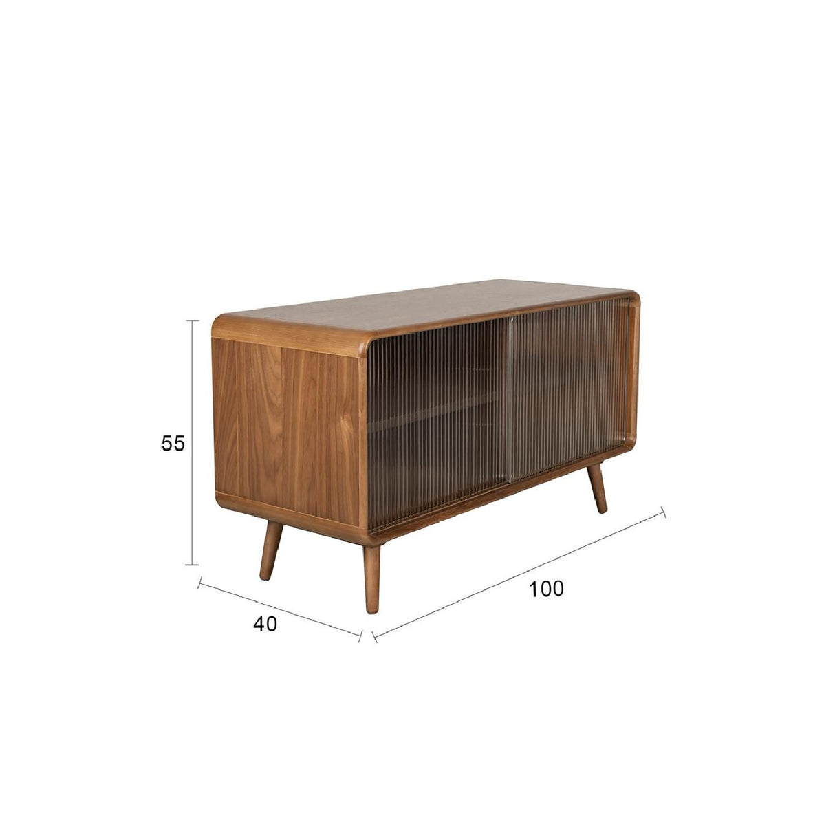  Oak Framed Glass Door Sideboard S | Oroa.com